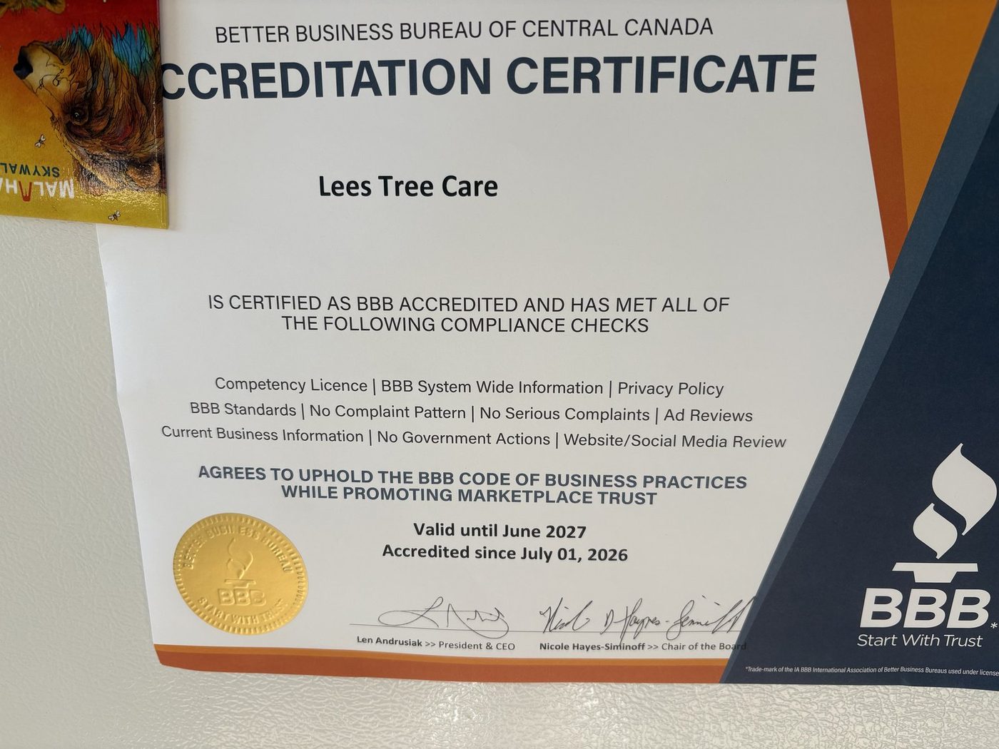 BBB accredited since 2026